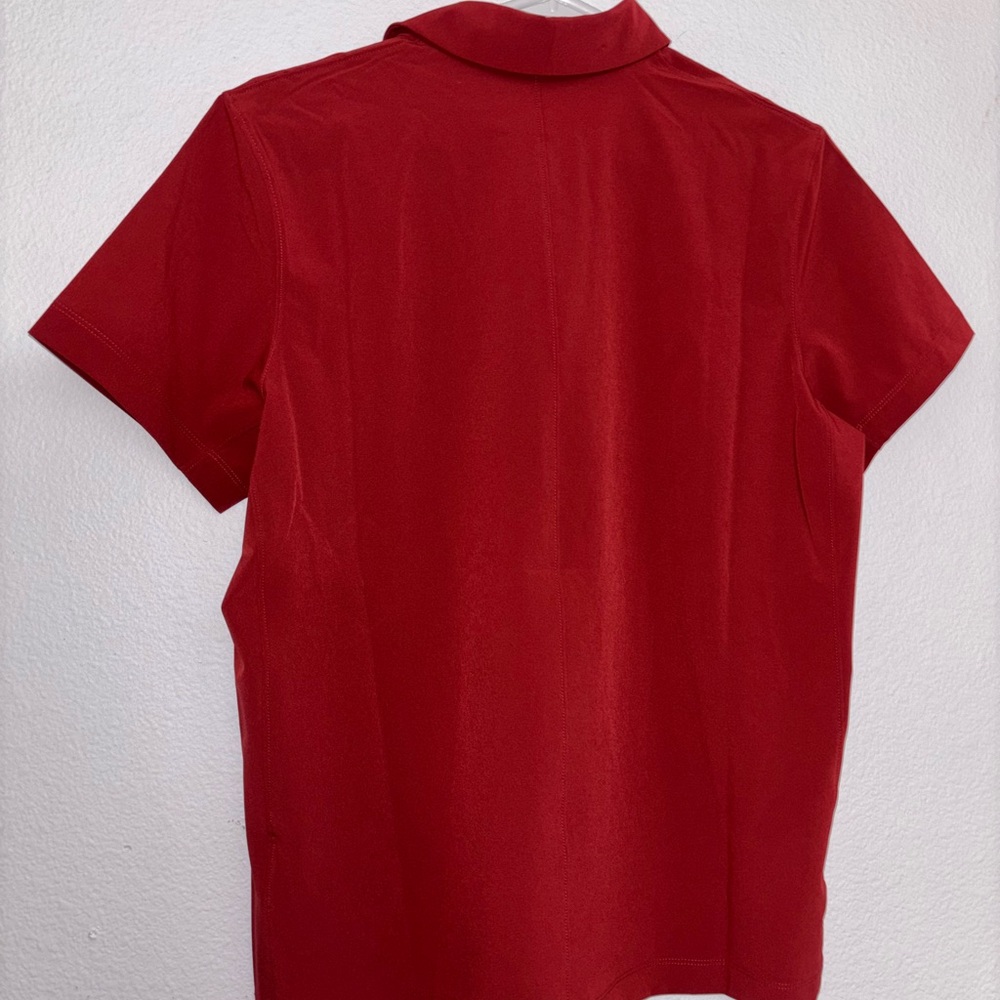 Nike Women Stanford University Cardinal Dri-Fit Woven Polo Size M NWT + Hat Cap - Picture 6 of 6
